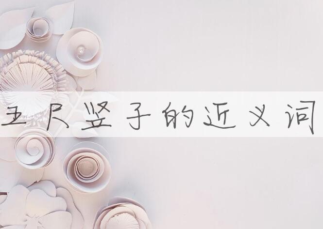 用五尺竖子造句
