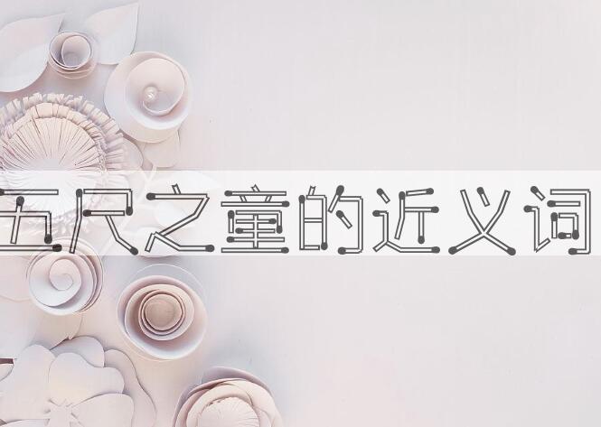 用五尺之童造句