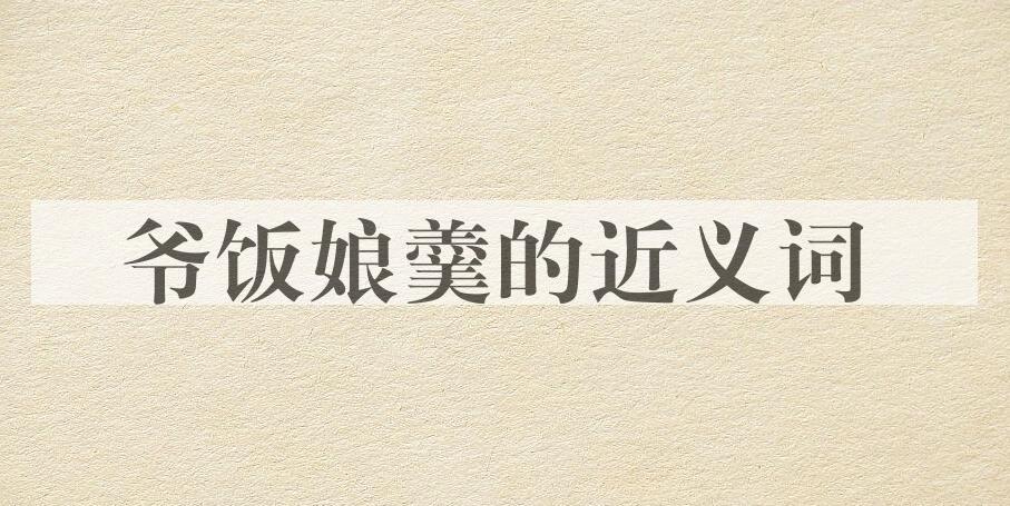 用爷饭娘羹造句