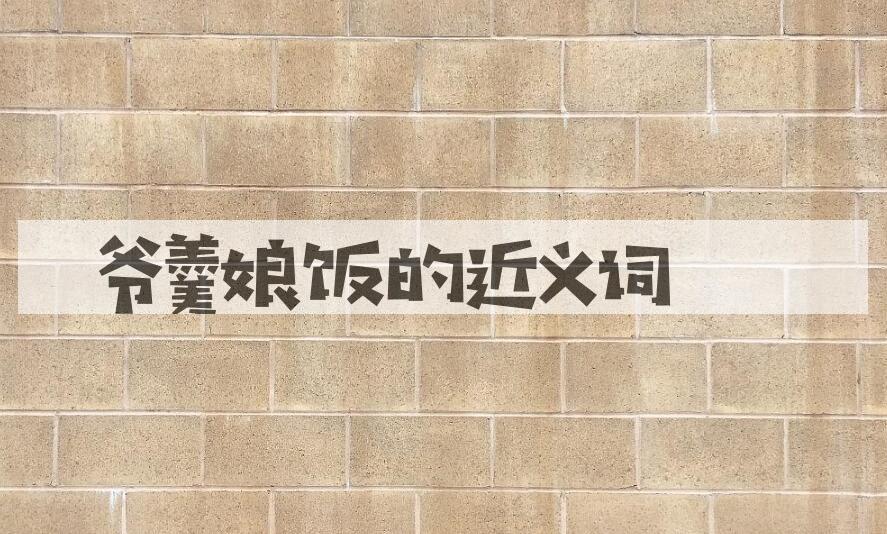 用爷羹娘饭造句