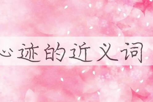 用心迹造句