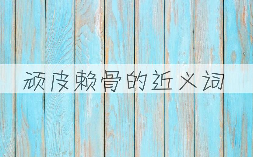 用顽皮赖骨造句