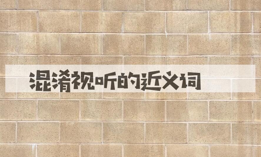 用混淆视听造句