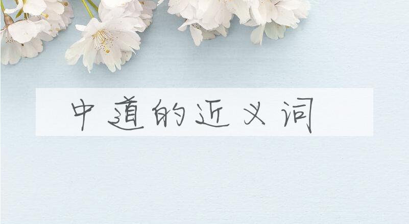 用中道造句