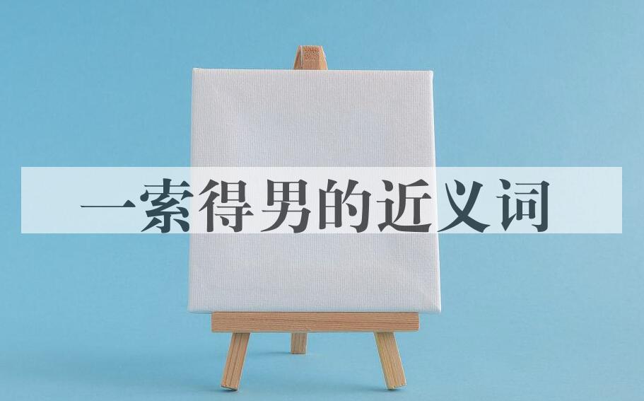 用一索得男造句