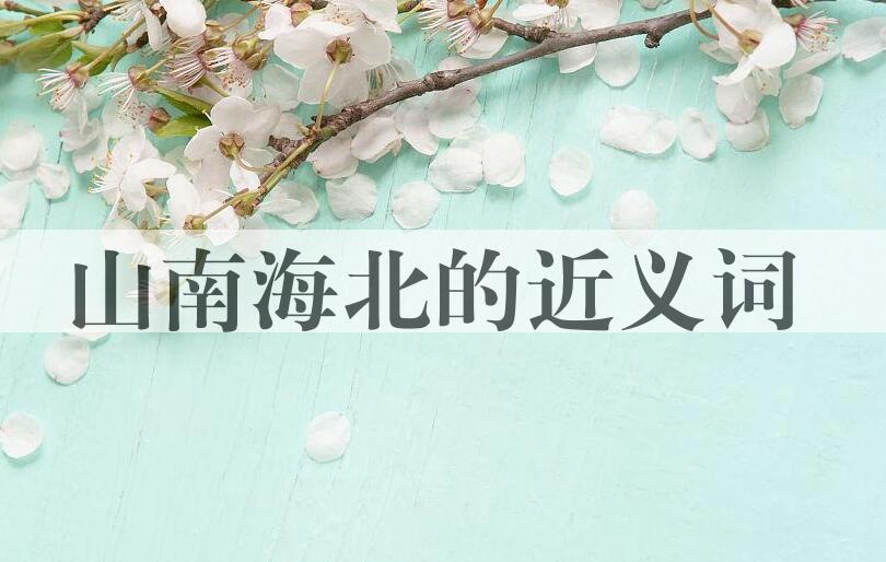 用山南海北造句