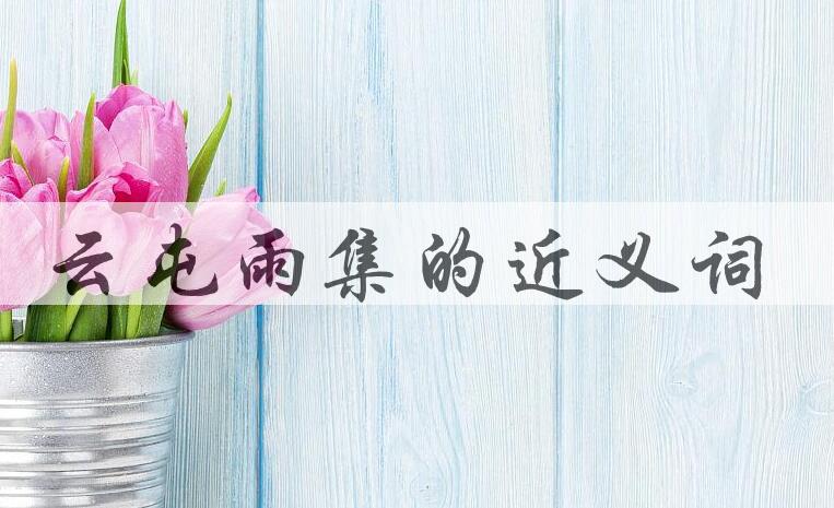 用云屯雨集造句