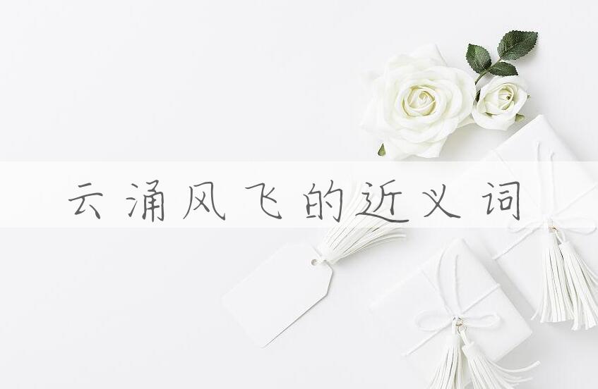 用云涌风飞造句