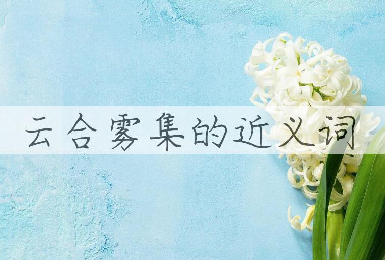 用云合雾集造句