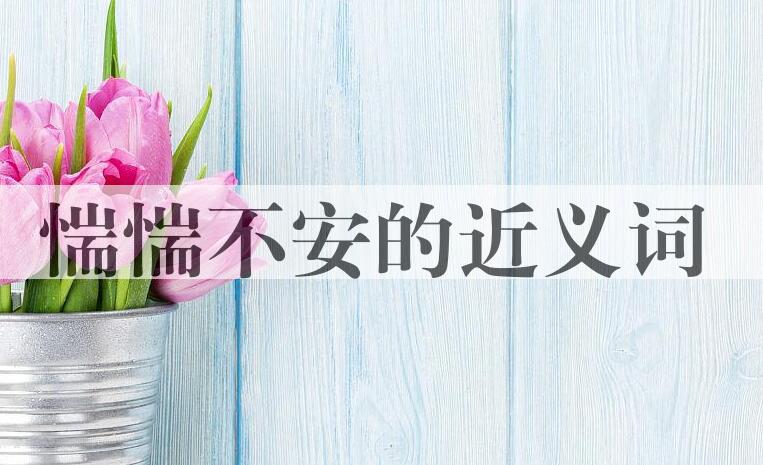 用惴惴不安造句