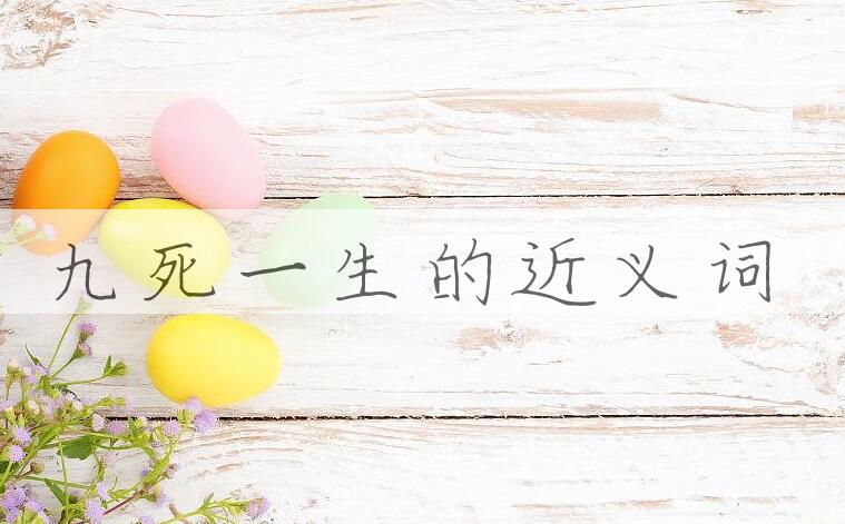 用九死一生造句
