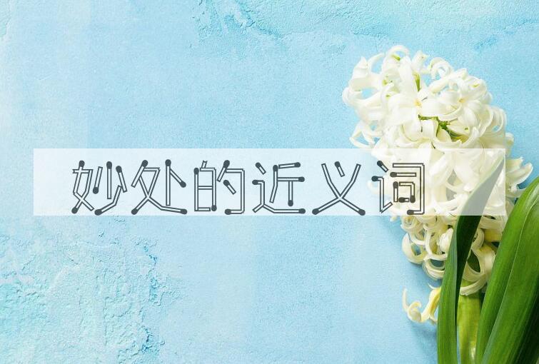 用妙处造句