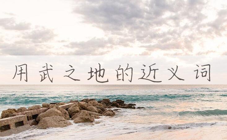 用用武之地造句