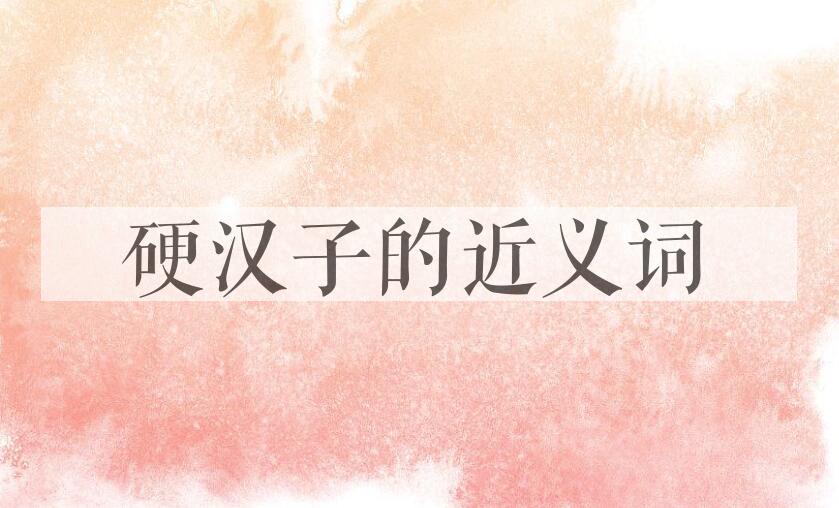 用硬汉子造句