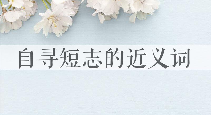 用自寻短志造句