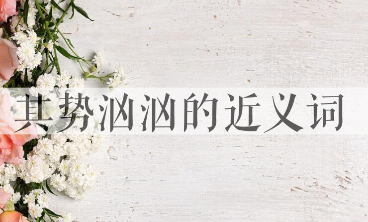 用其势汹汹造句