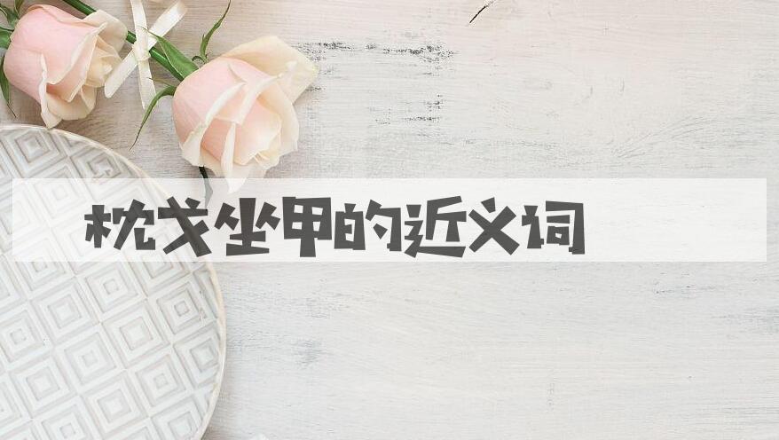 用枕戈坐甲造句