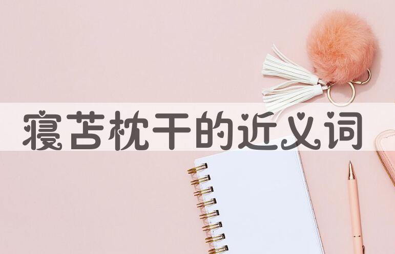 用寝苫枕干造句