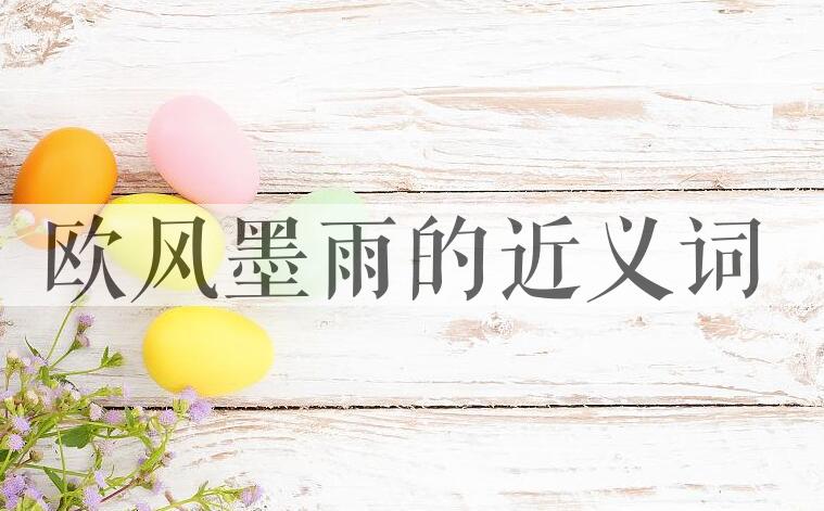 用欧风墨雨造句