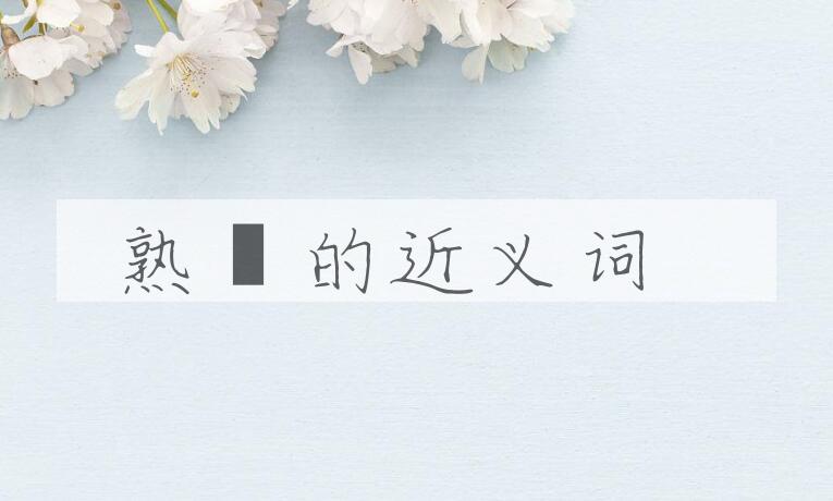 用熟嫺造句