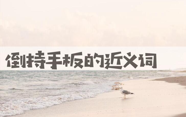 用倒持手板造句