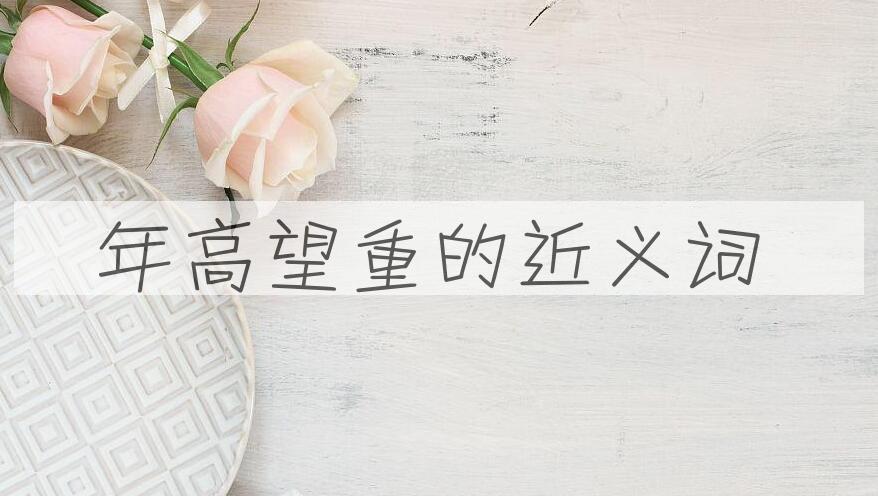 用年高望重造句