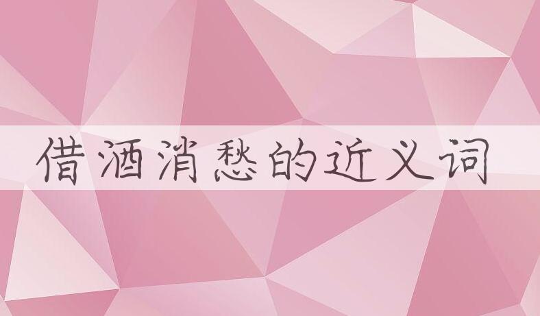 用借酒消愁造句