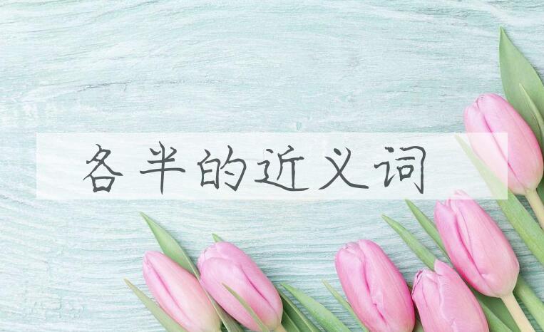 用各半造句