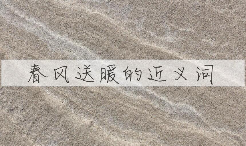 用春风送暖造句