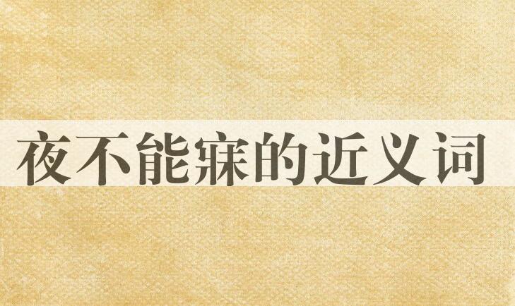 用夜不能寐造句