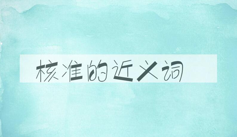 用核准造句