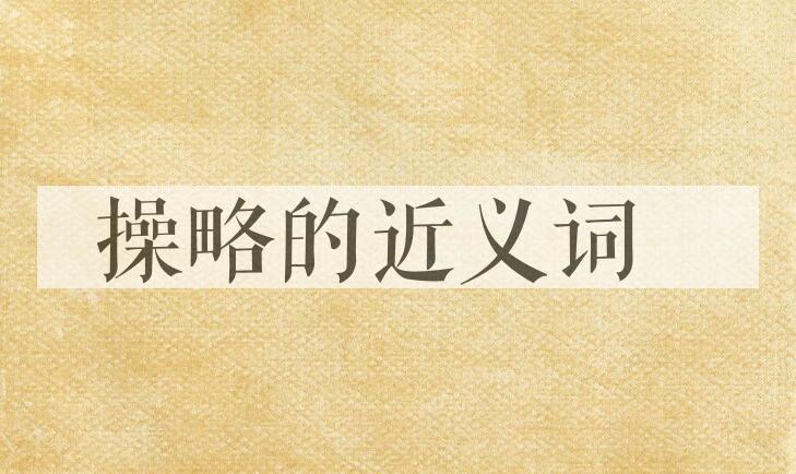 用操略造句