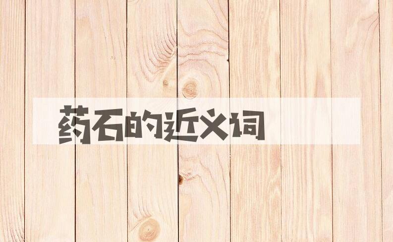 用药石造句