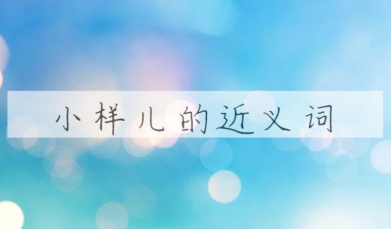 用小样儿造句
