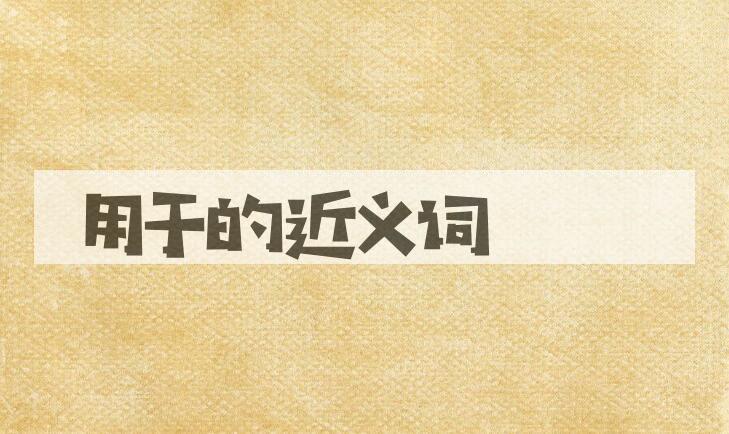 用用于造句