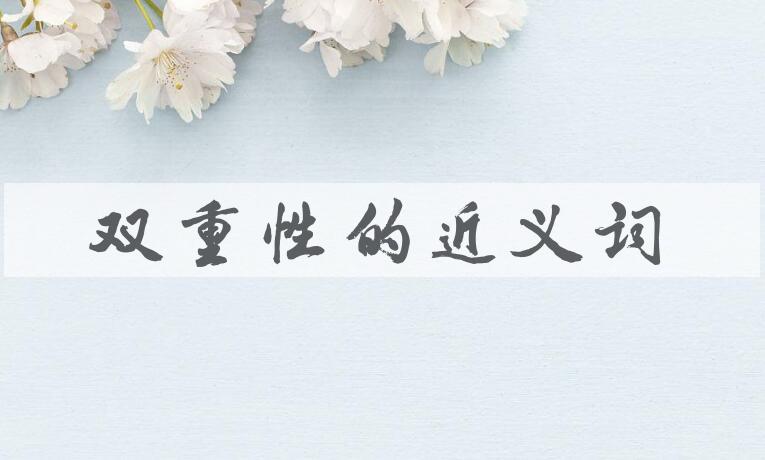 用双重性造句