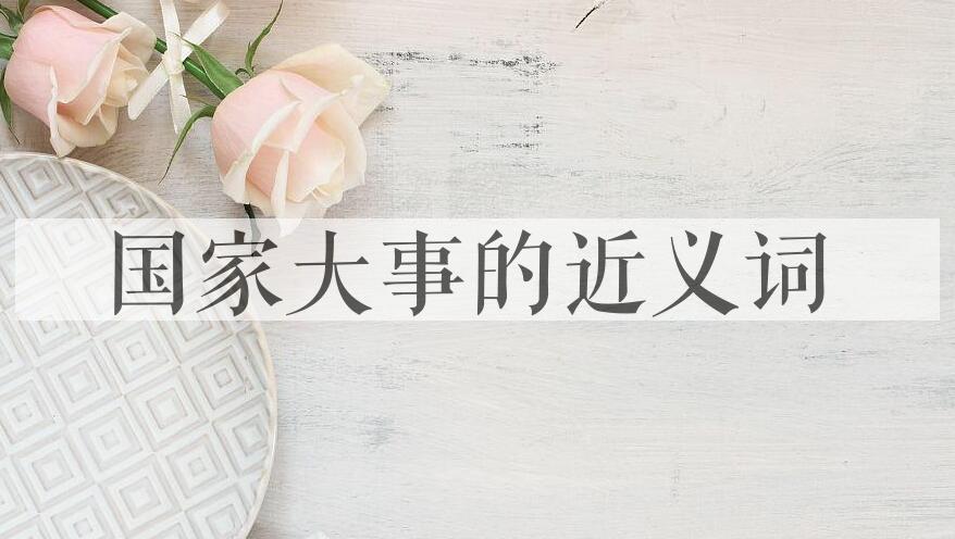 用国家大事造句