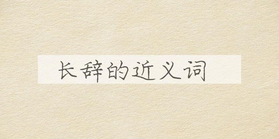 用长辞造句