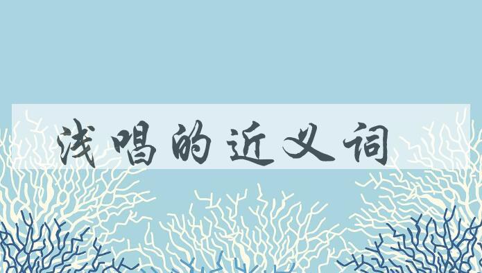 用浅唱造句