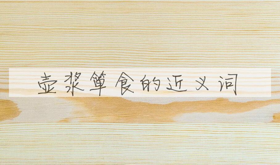 用壶浆箪食造句