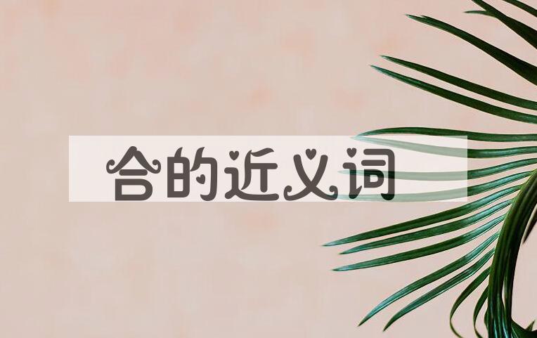 用合造句