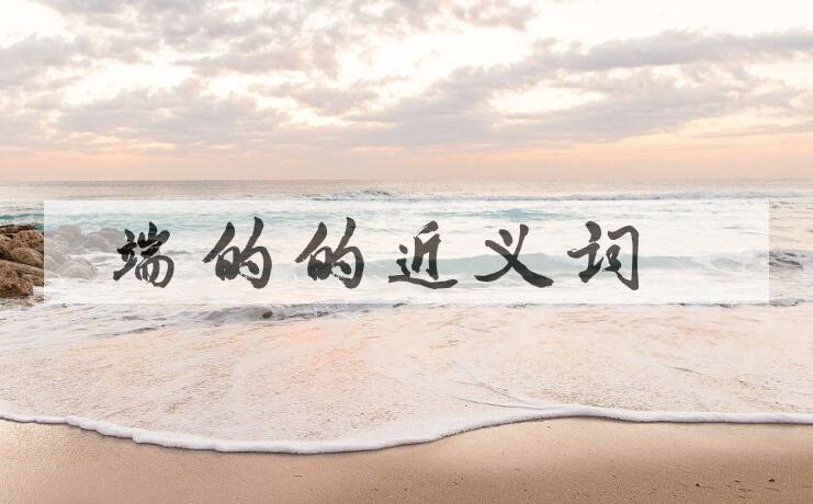 用端的造句