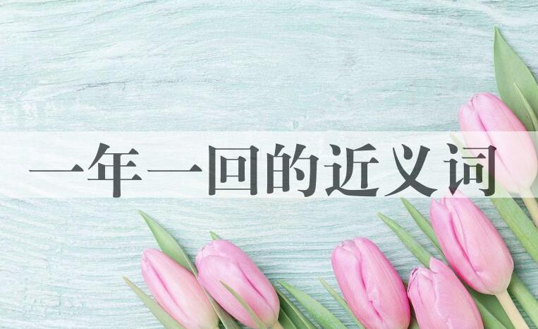 用一年一回造句