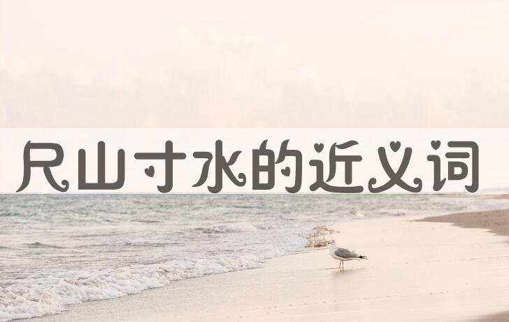用尺山寸水造句