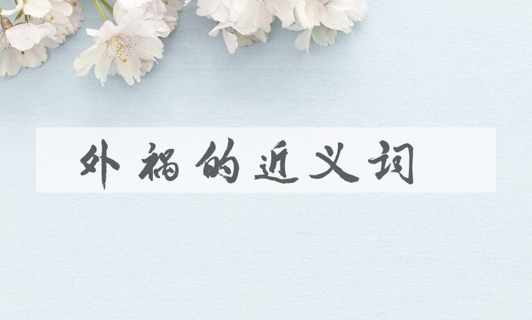用外祸造句