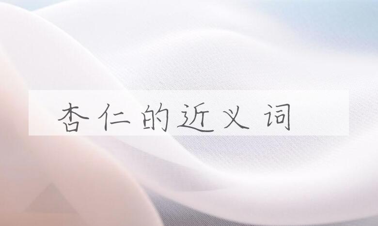 用杏仁造句