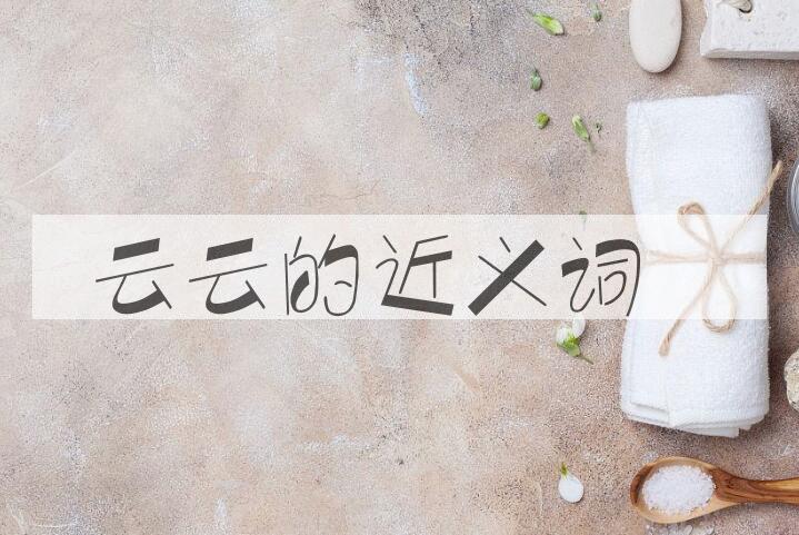 用云云造句