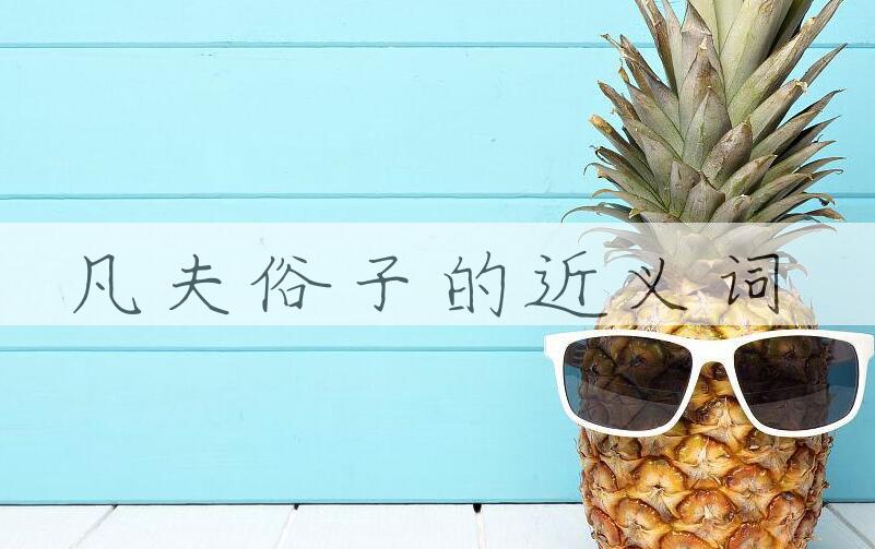 用凡夫俗子造句
