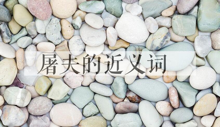 用屠夫造句