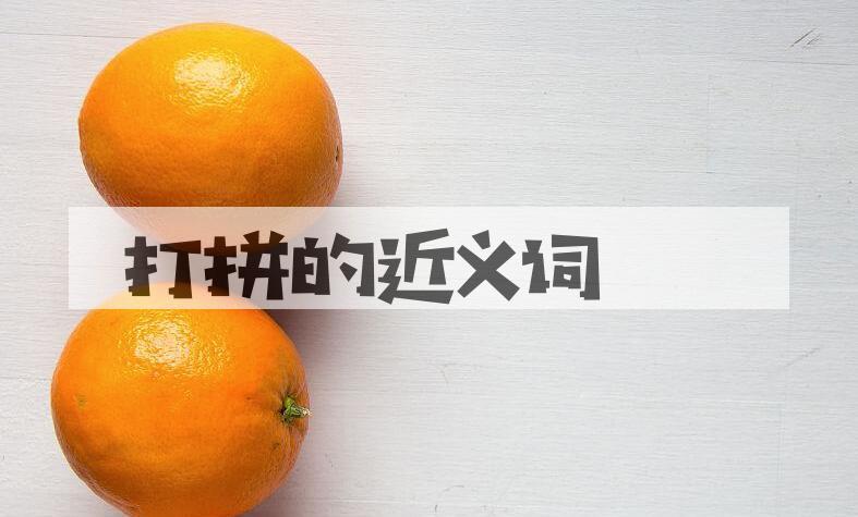 用打拼造句